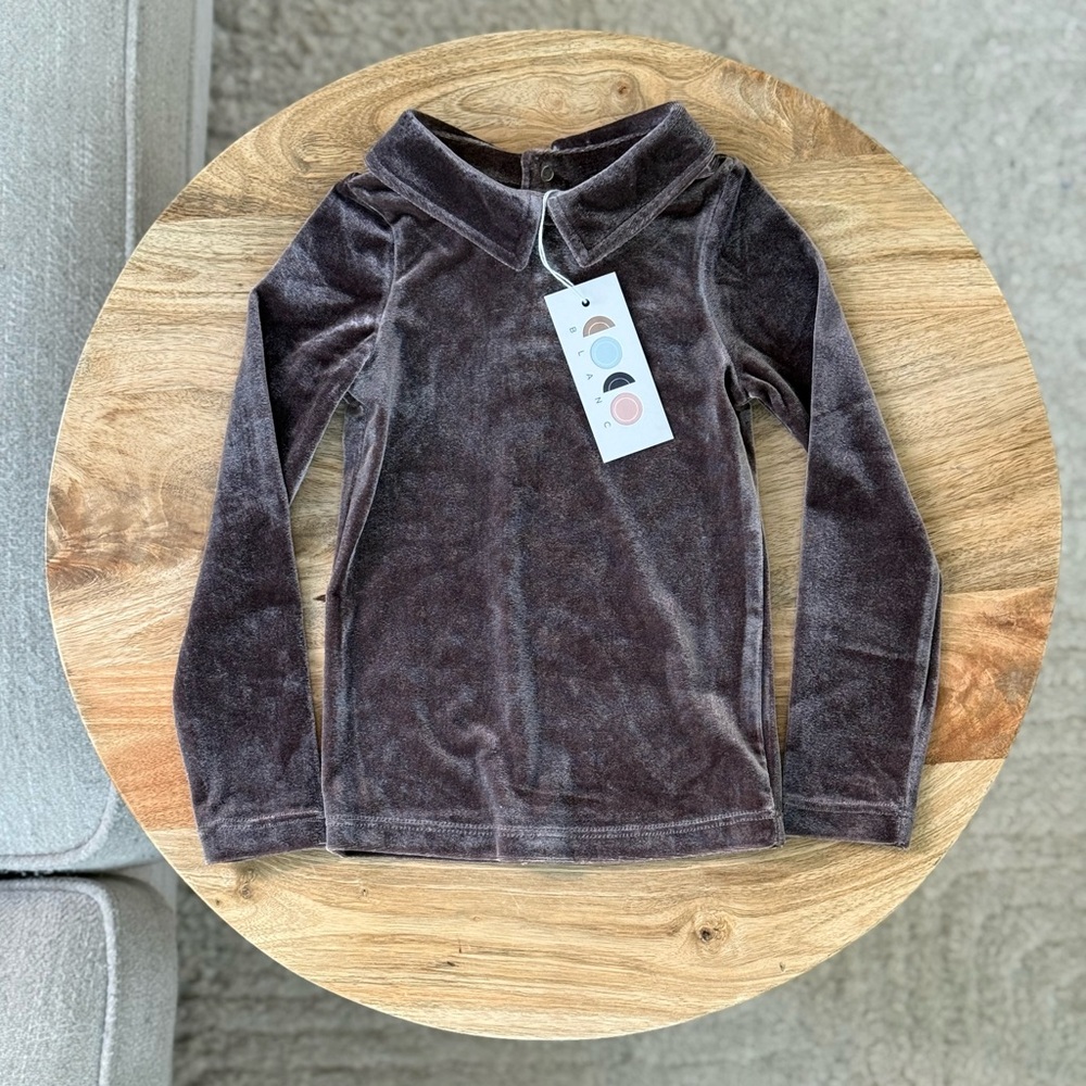 Coco Blanc Velvet Top